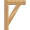 Ekena Millwork Traditional Block Rough Sawn Bracket w/ Offset Brace, Western Red Cedar, 6"W x 20"D x 28"H BKT0604X20X28TRA05RWR - alternate 2